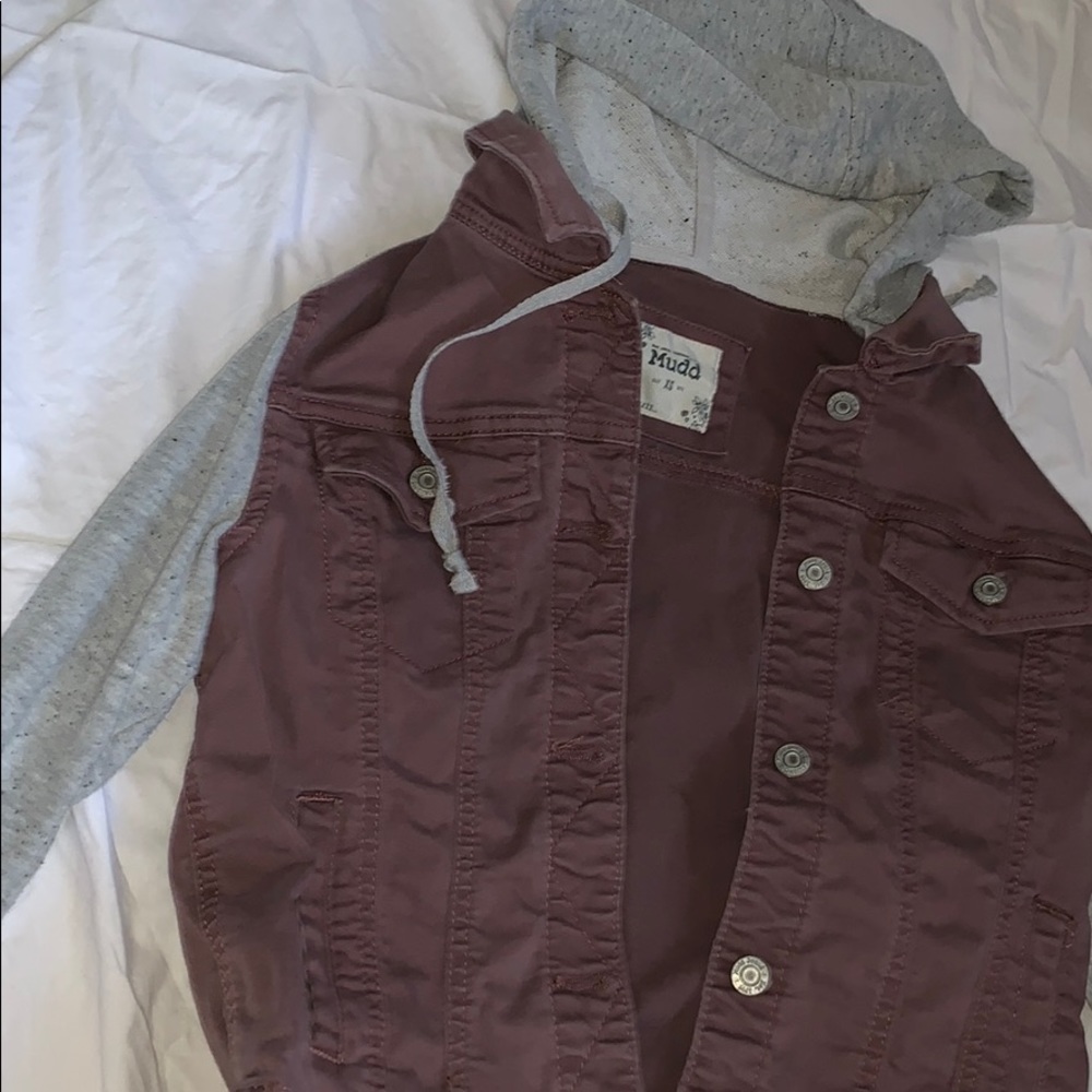 Maybe Denim Vest/ Sweatshirt